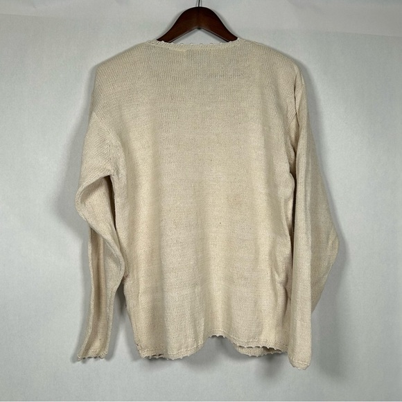 Carolyn Taylor Cream Embroidered Floral Cardigan - Picture 13 of 13